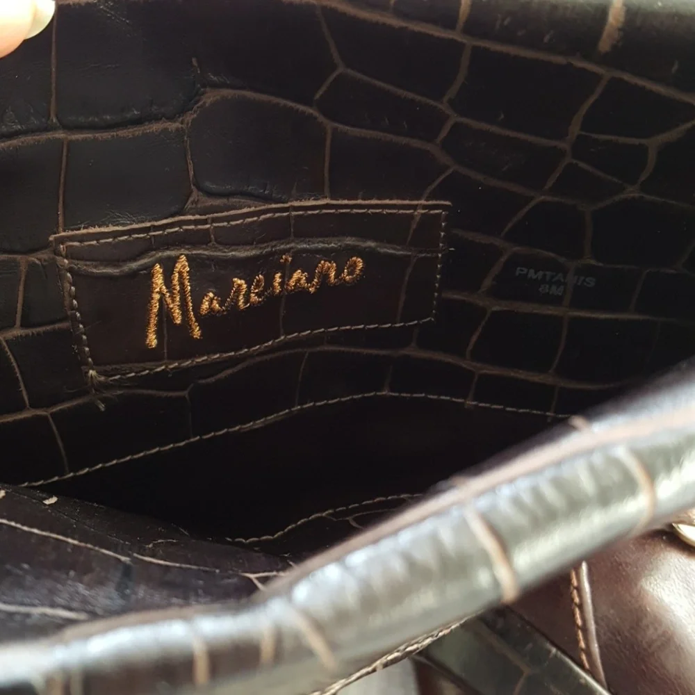 Marciano Brown Over-the-Knee Leather Boots with Dark Brown Trim